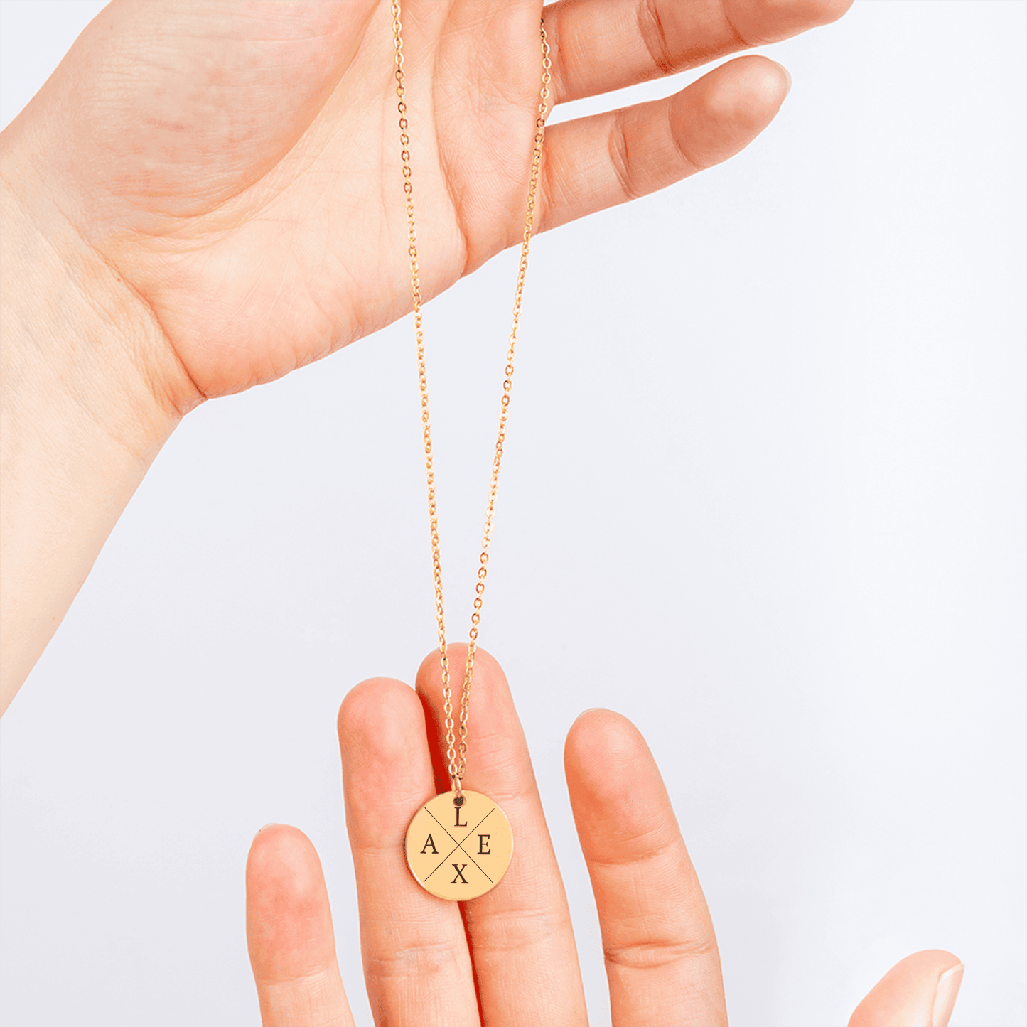Personalized 4 letter necklace