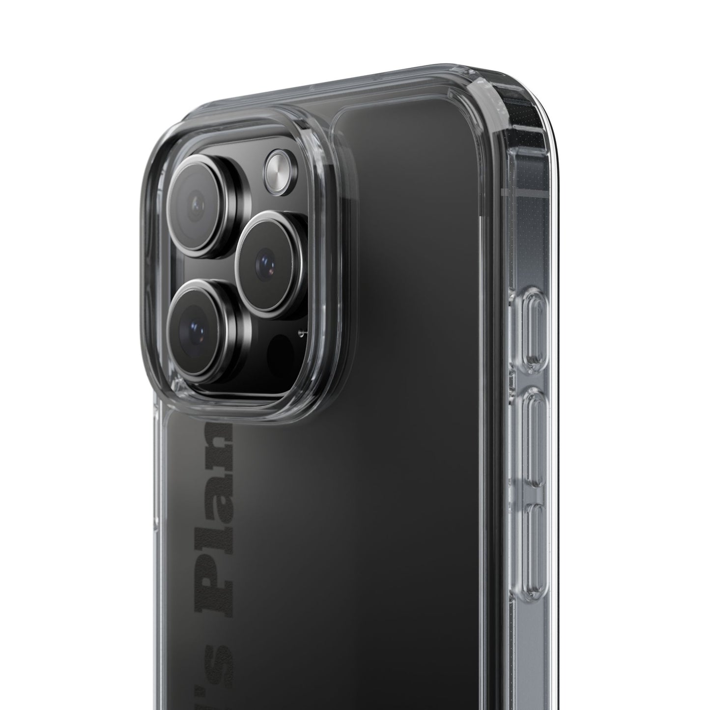 God's Plan – Coque Transparente | Coque de Téléphone Personnalisée, Style Minimaliste, Protection Durable, Cadeau Parfait