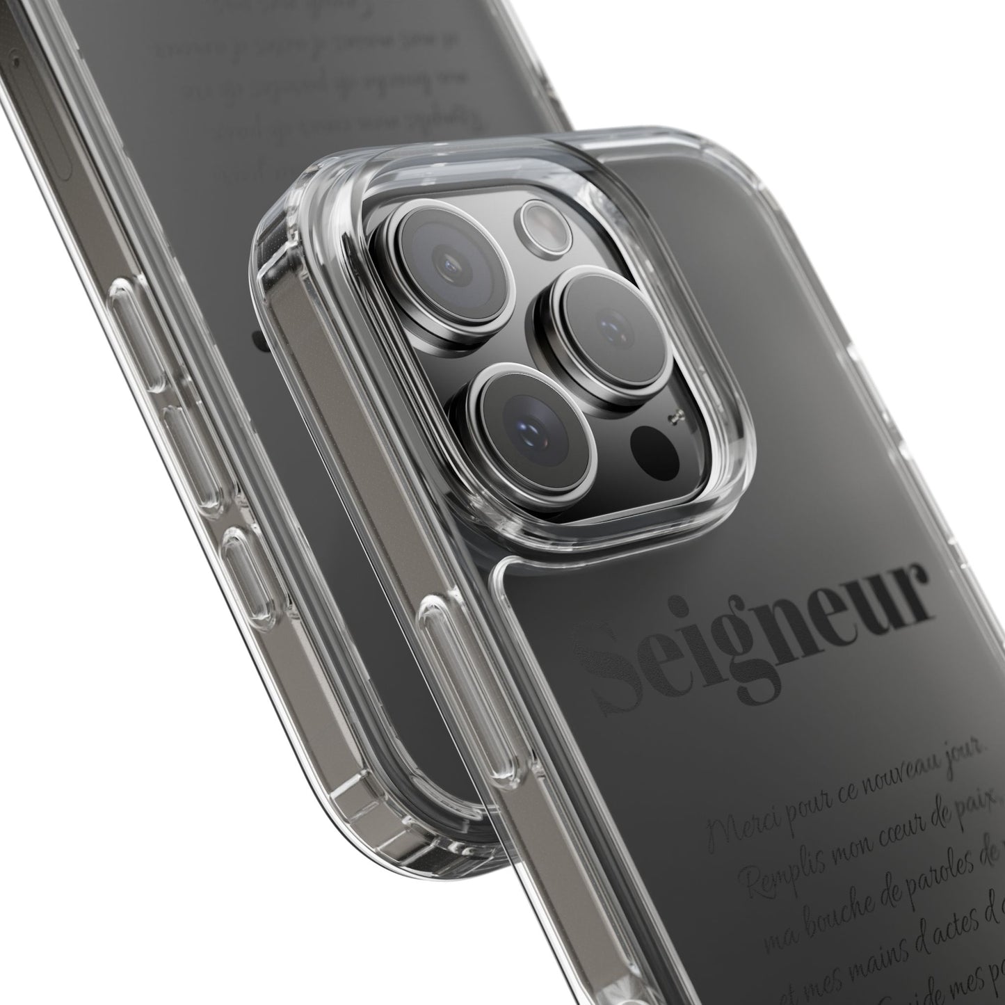 Coques de téléphone élégantes et transparentes avec citation inspirante, cadeau parfait pour toutes les occasions