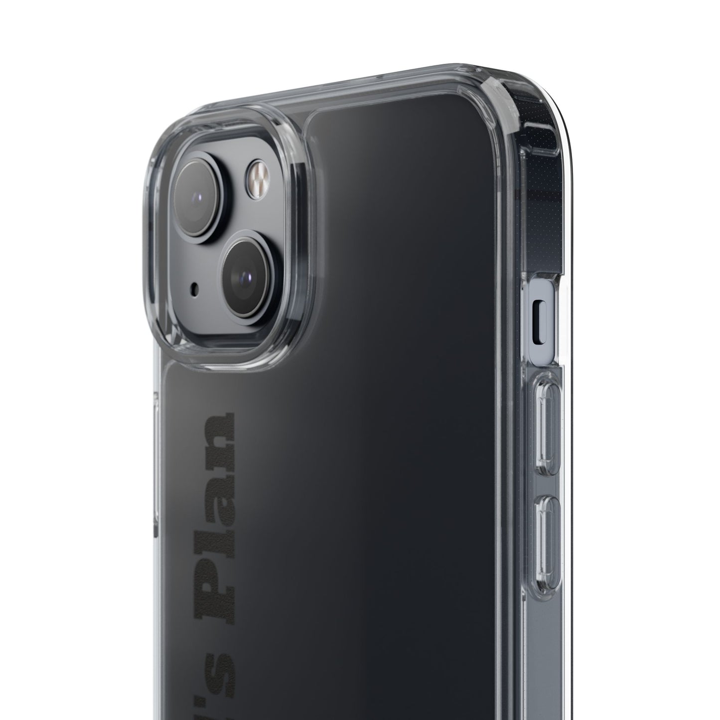 God's Plan – Coque Transparente | Coque de Téléphone Personnalisée, Style Minimaliste, Protection Durable, Cadeau Parfait