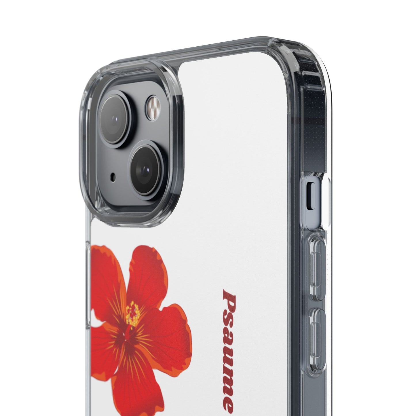 Coque de téléphone fleurie inspirante – Psaume 27:1, cadeau pour lui ou elle, coque transparente pour iPhone ou Samsung