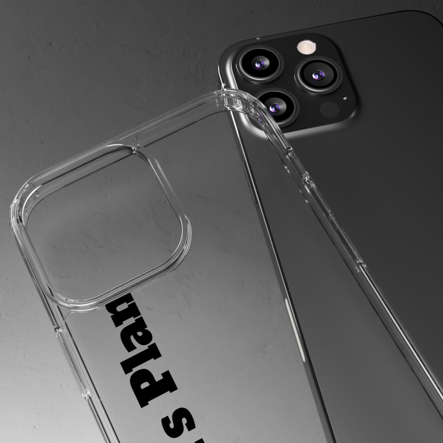 God's Plan – Coque Transparente | Coque de Téléphone Personnalisée, Style Minimaliste, Protection Durable, Cadeau Parfait