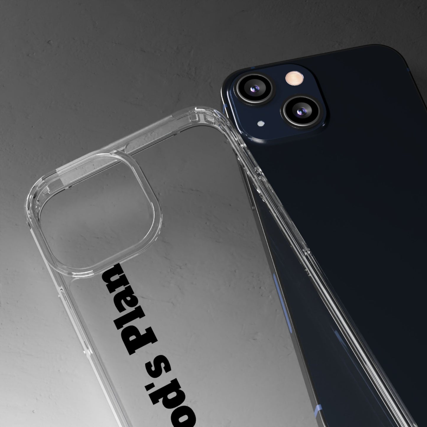 God's Plan – Coque Transparente | Coque de Téléphone Personnalisée, Style Minimaliste, Protection Durable, Cadeau Parfait