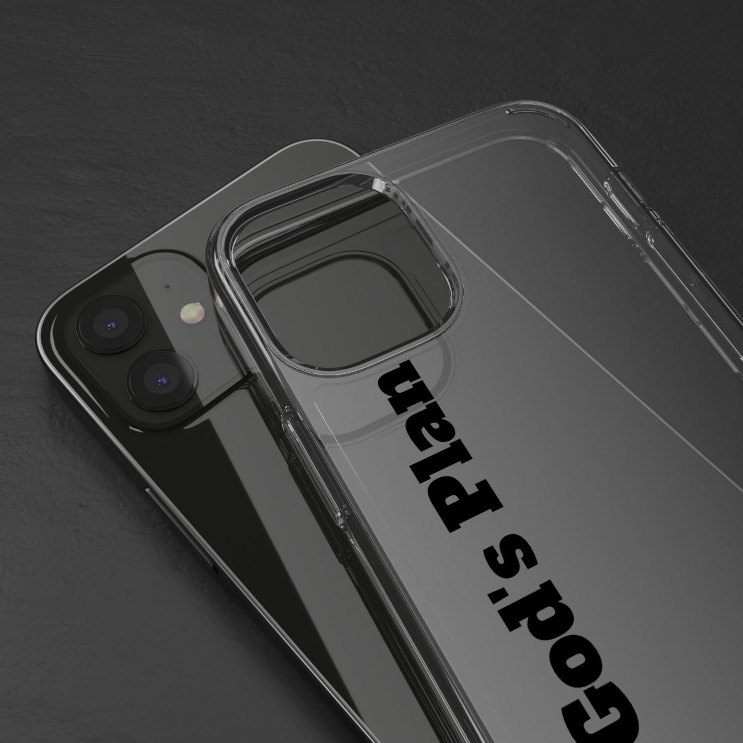 God's Plan – Coque Transparente | Coque de Téléphone Personnalisée, Style Minimaliste, Protection Durable, Cadeau Parfait