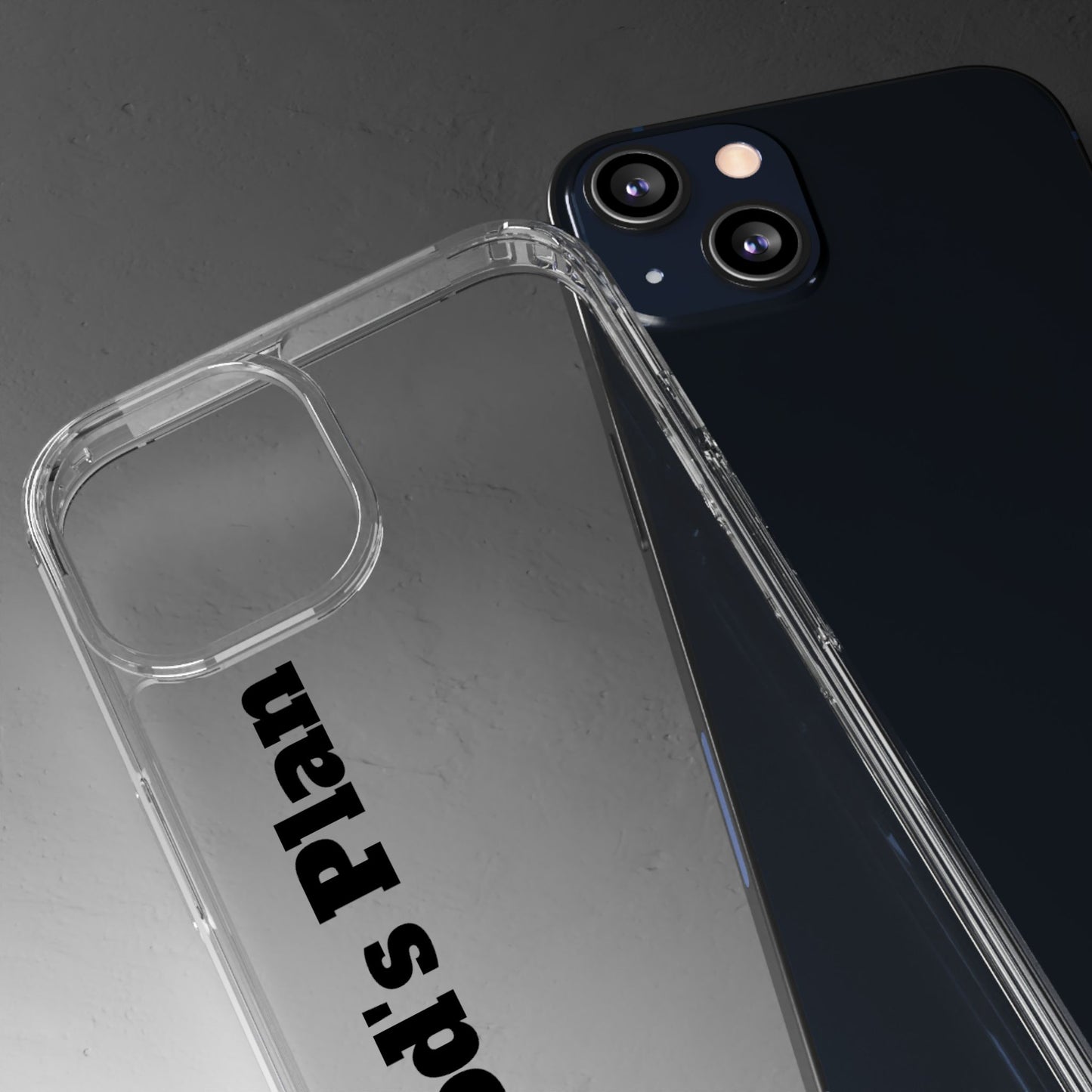 God's Plan – Coque Transparente | Coque de Téléphone Personnalisée, Style Minimaliste, Protection Durable, Cadeau Parfait
