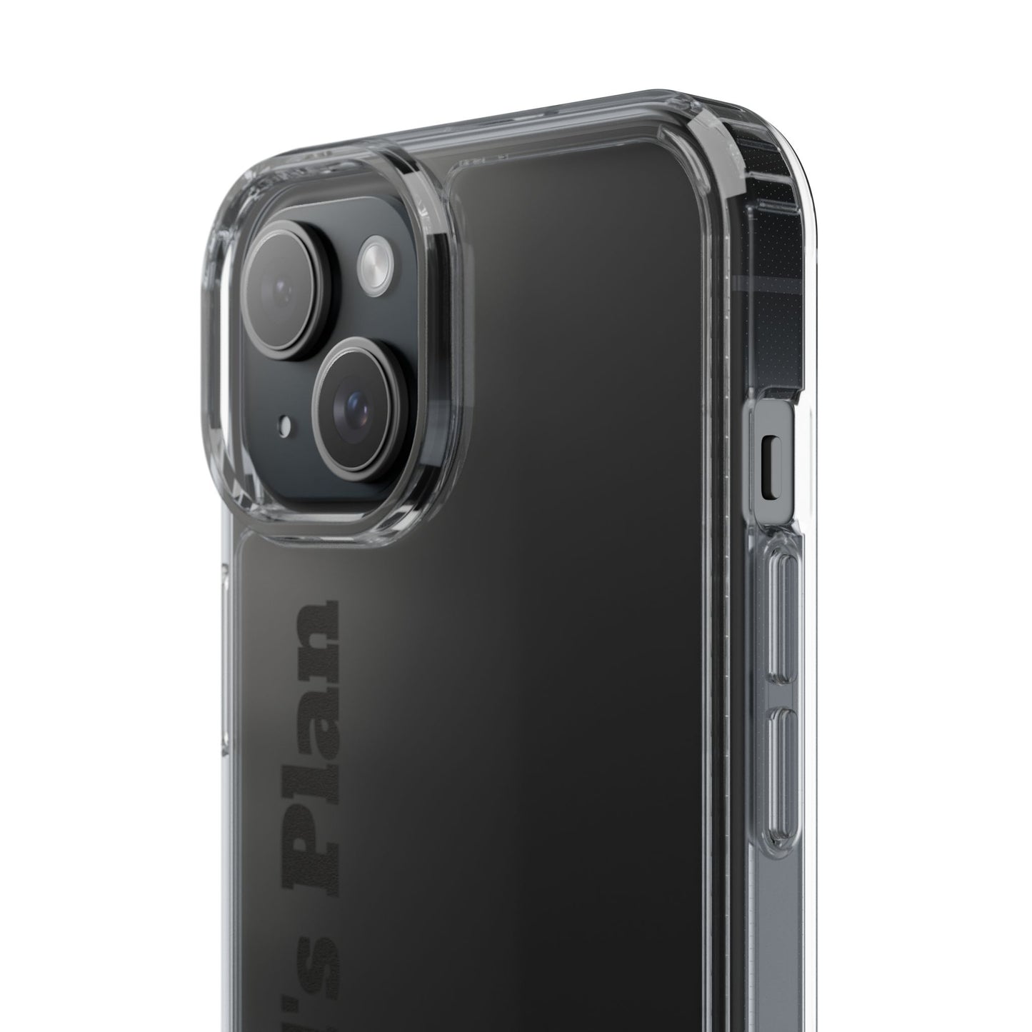 God's Plan – Coque Transparente | Coque de Téléphone Personnalisée, Style Minimaliste, Protection Durable, Cadeau Parfait