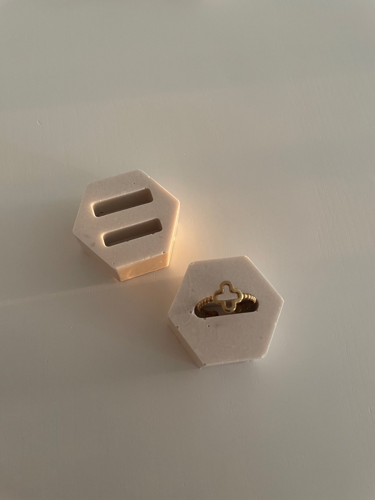 Handmade Jesmonite Ring Holders