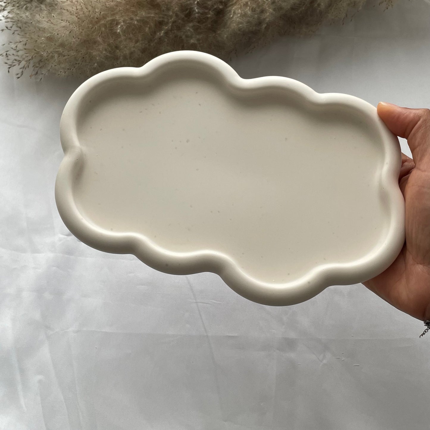 Handmade Jesmonite Cloudy Tray