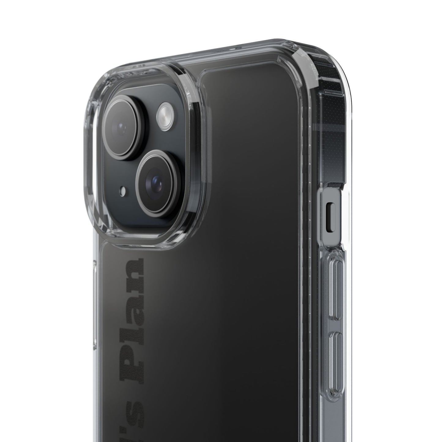 God's Plan – Coque Transparente | Coque de Téléphone Personnalisée, Style Minimaliste, Protection Durable, Cadeau Parfait