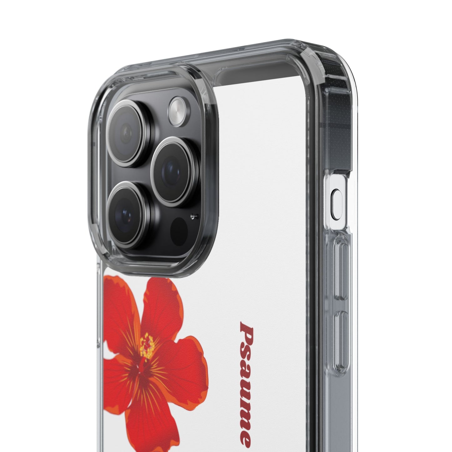 Coque de téléphone fleurie inspirante – Psaume 27:1, cadeau pour lui ou elle, coque transparente pour iPhone ou Samsung