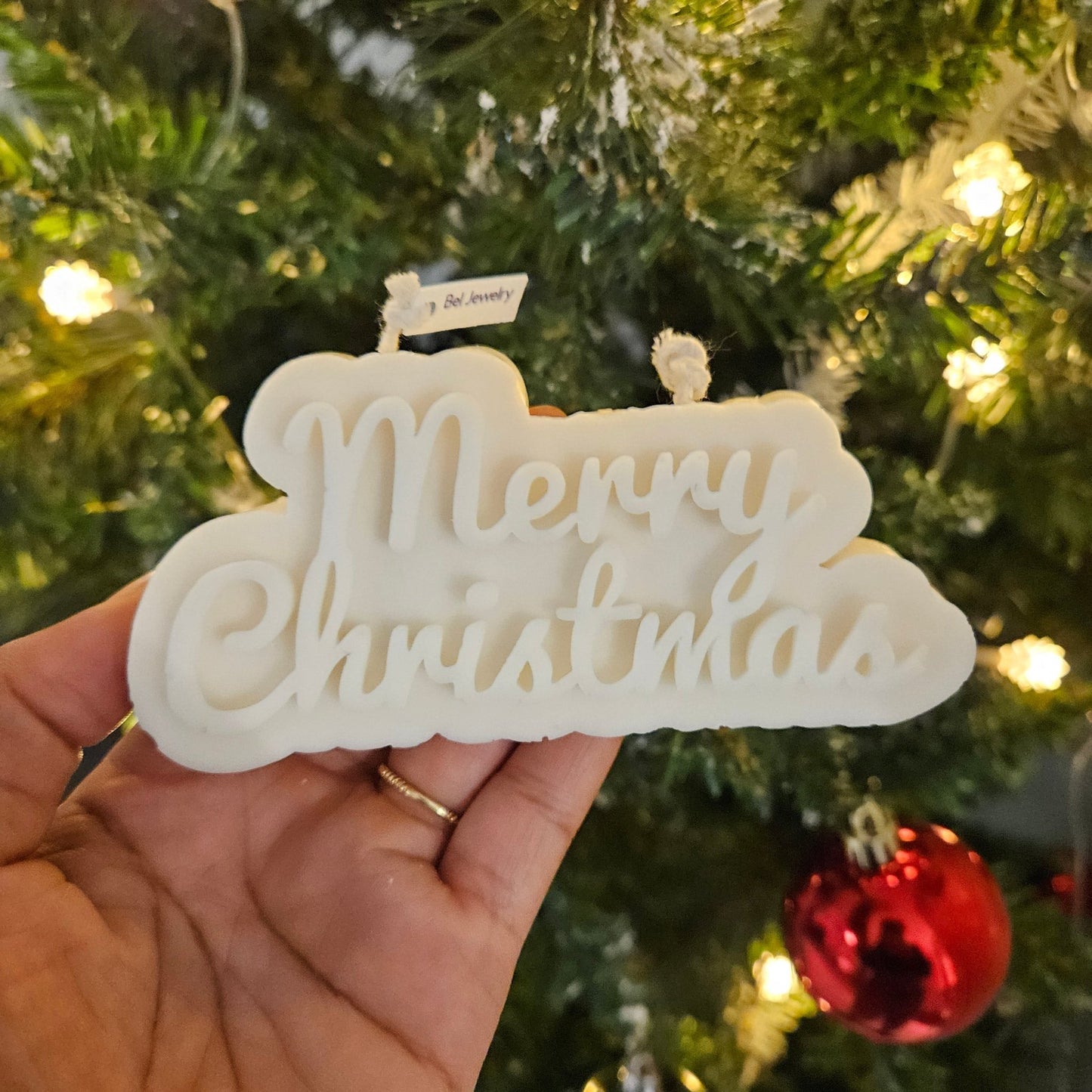 Bougie Merry Christmas - Bel Jewelry and CO