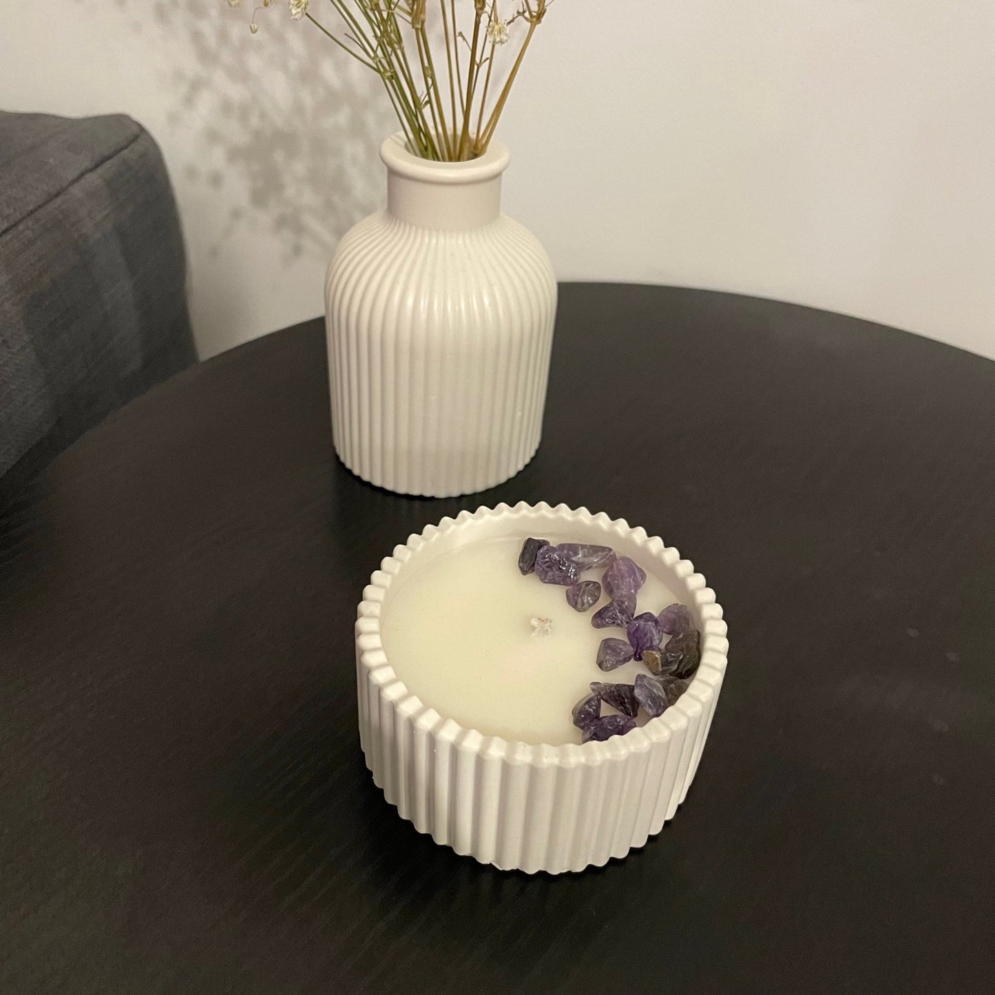 Bougie parfumée Eclats d'Améthyste - Bel Jewelry and CO
