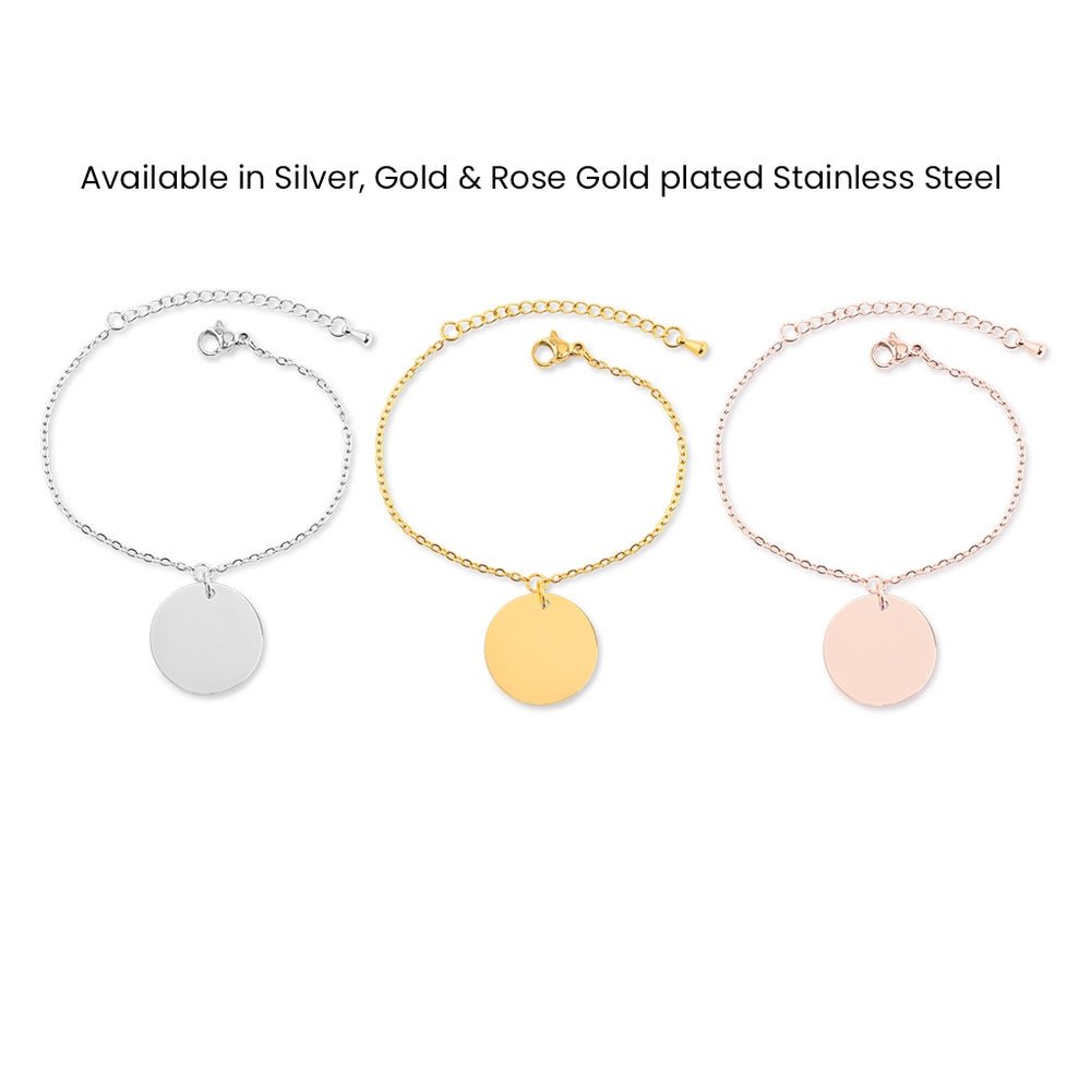 Bracelet Prénom personnalisable en acier inoxydable | Gravure offerte | Waterproof et hypoallergénique - Bel Jewelry and CO