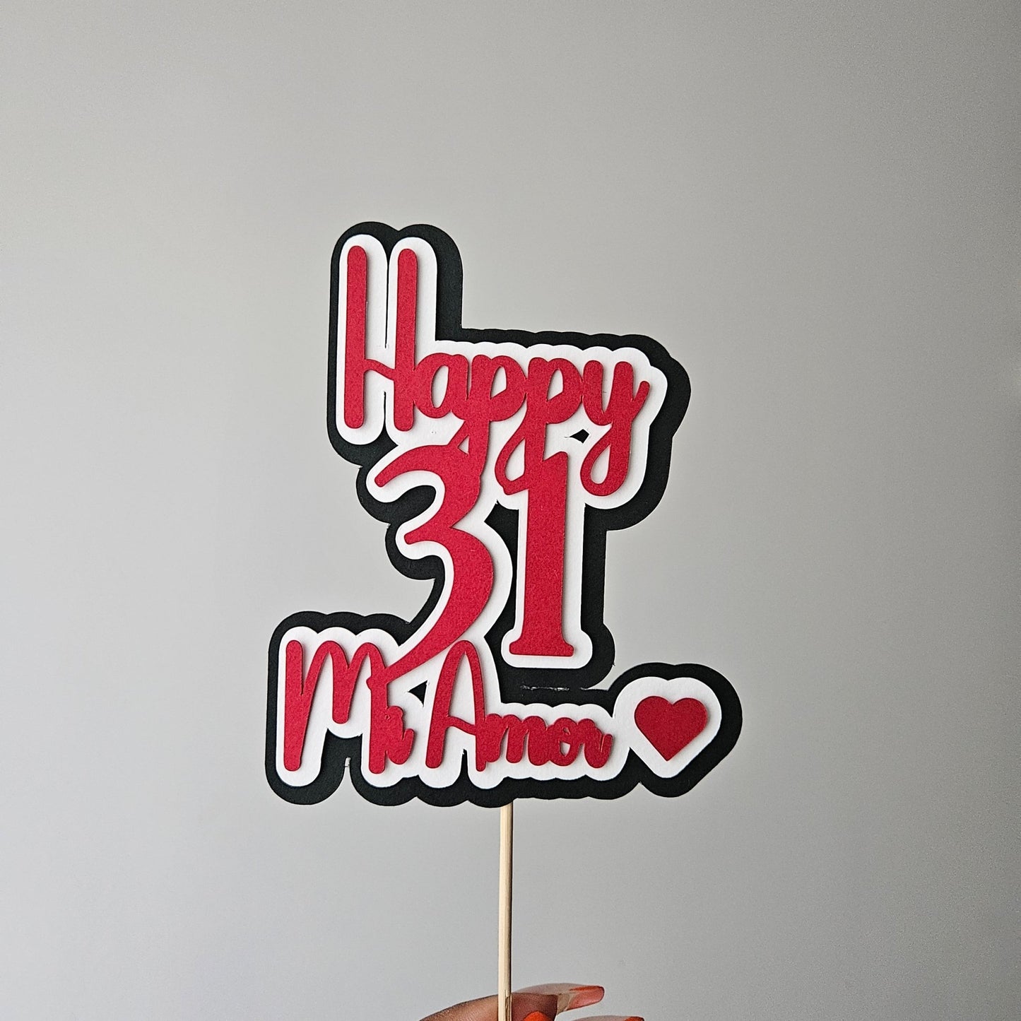 Cake Topper Personnalisé - Bel Jewelry and CO