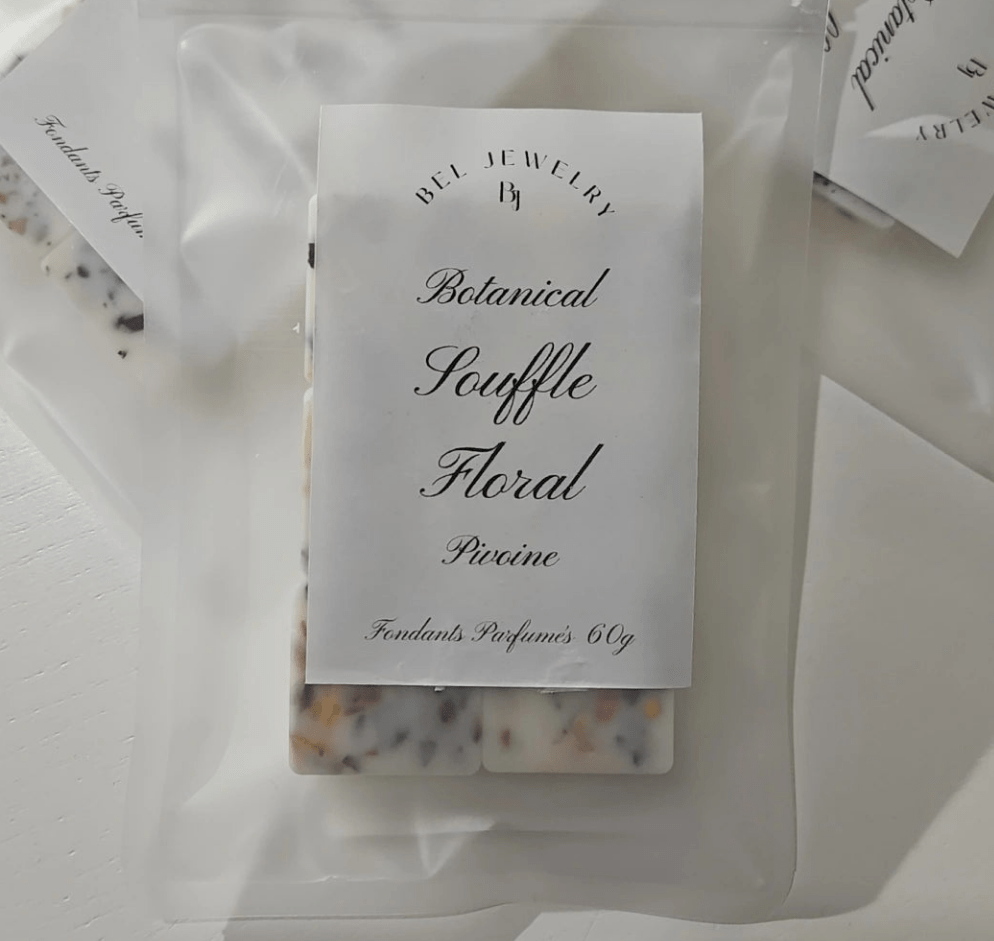Fondants Artisanaux Parfumés Botanical - Pivoine - Bel Jewelry and CO