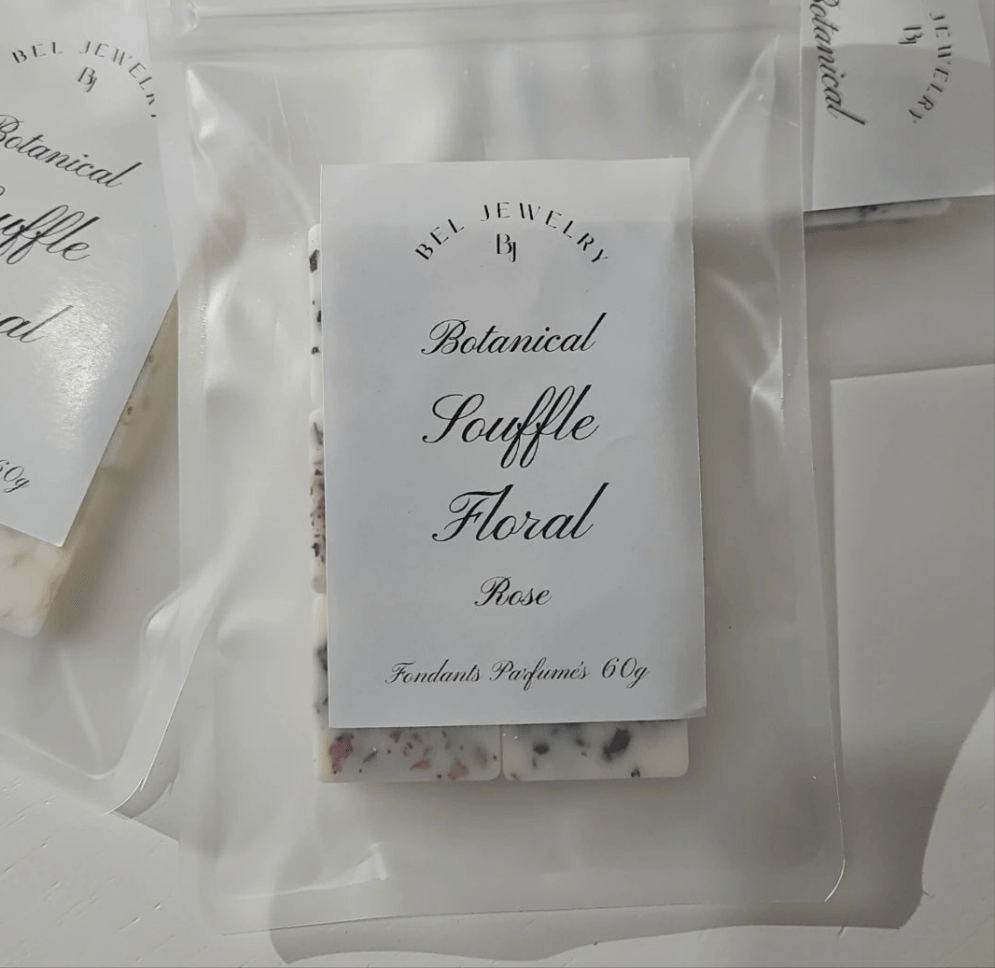 Fondants Artisanaux Parfumés Botanical - Rose - Bel Jewelry and CO
