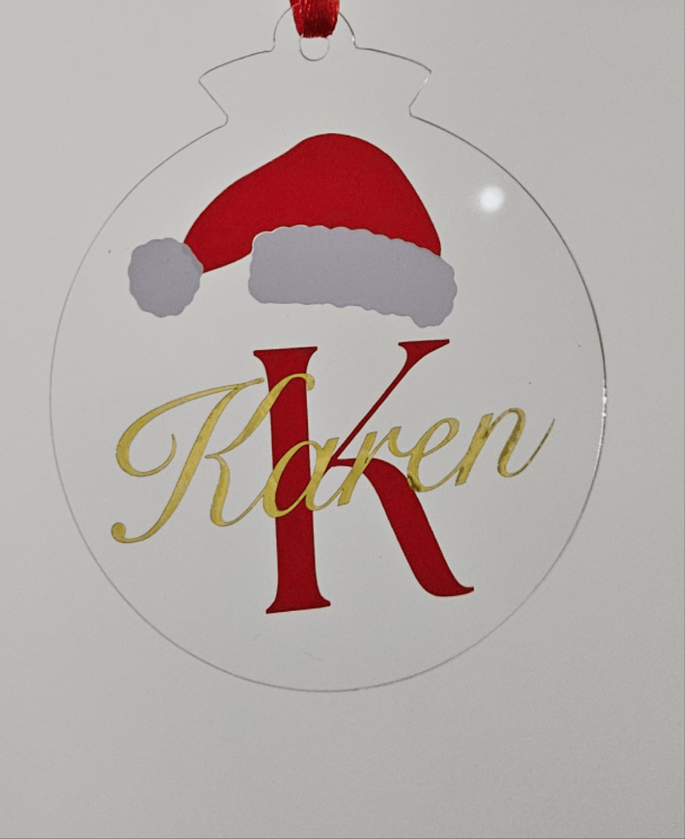 Ornement / Boule de Noël Personnalisée - Bel Jewelry and CO