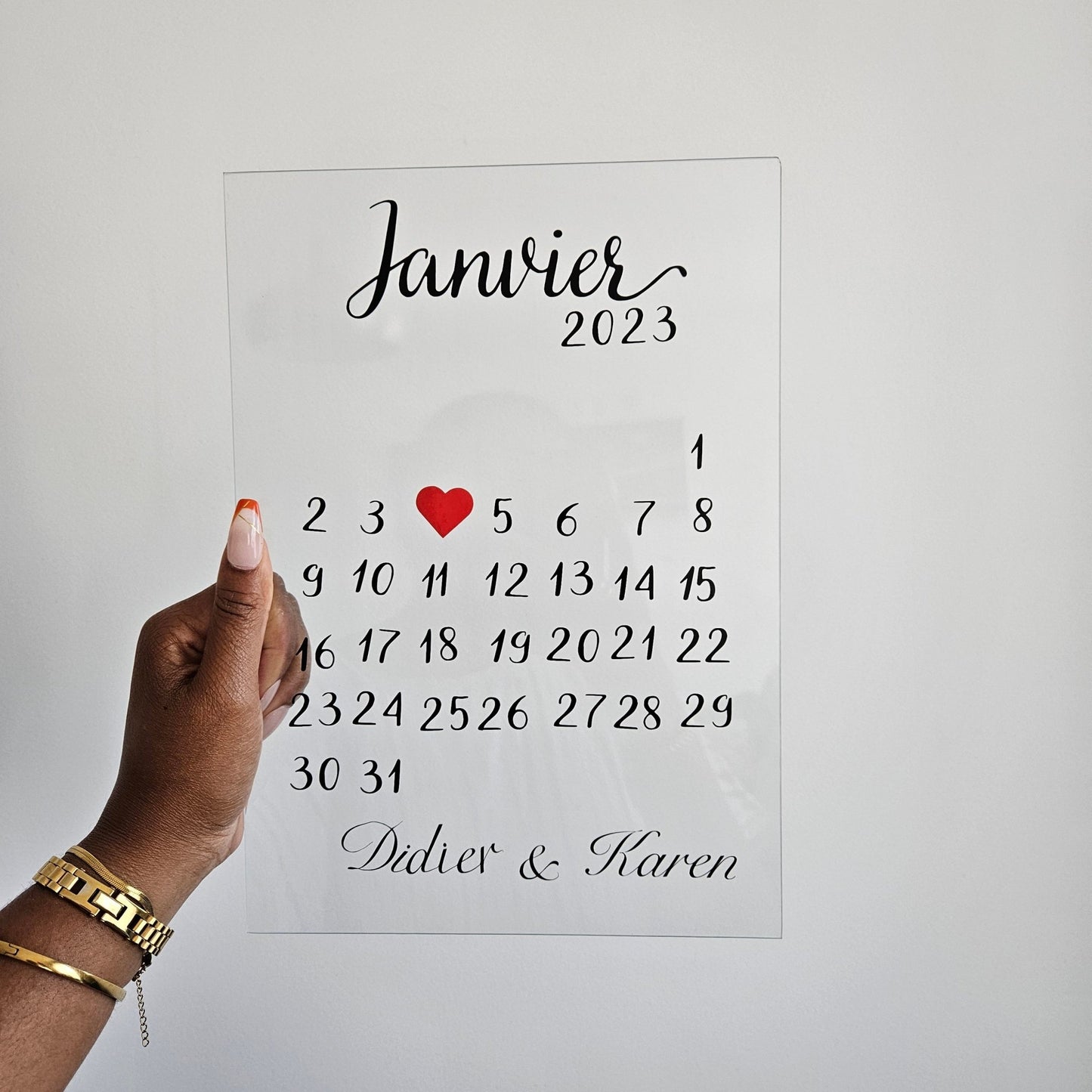 Panneau Date (Rencontre ou Mariage) - Bel Jewelry and CO