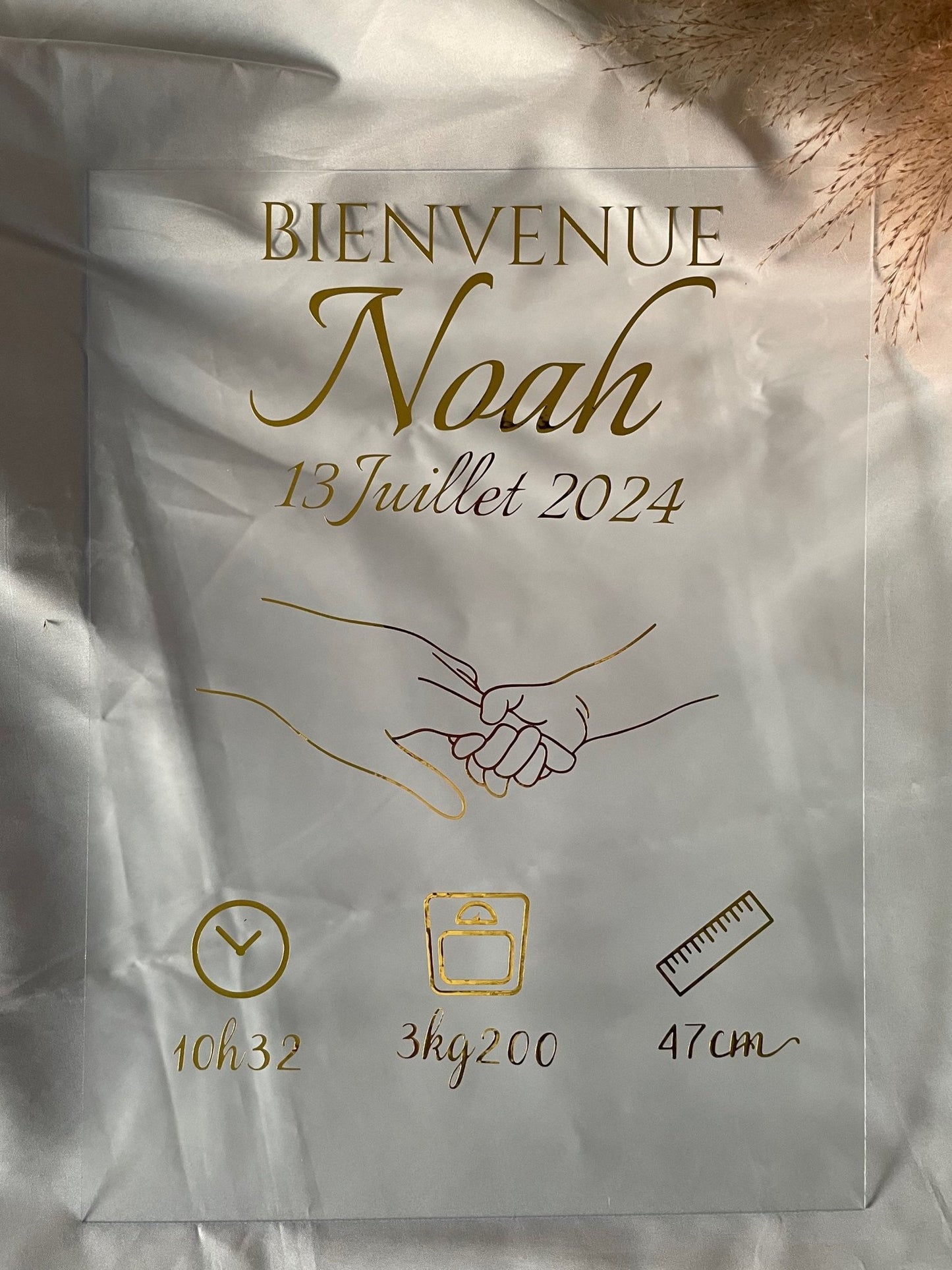 Panneau Naissance Bébé - Bel Jewelry and CO