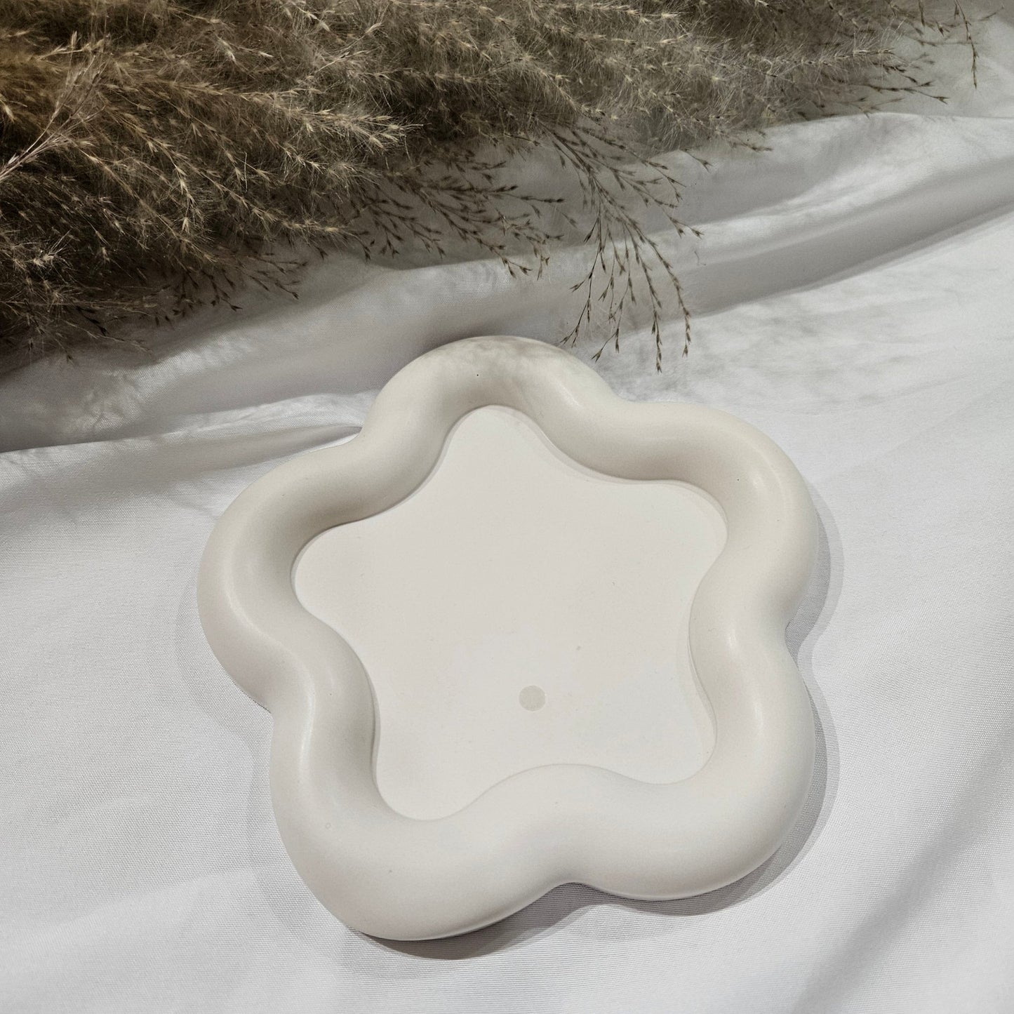 Plateau Flora Jesmonite fait main - Bel Jewelry and CO