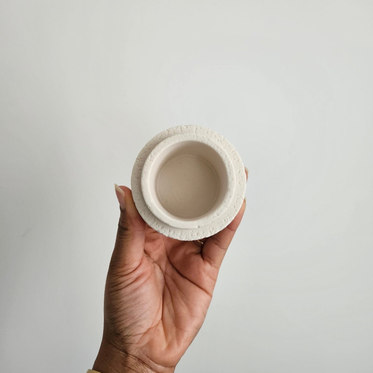 Pot Briké en Jesmonite fait main - Collection Pro - Bel Jewelry and CO