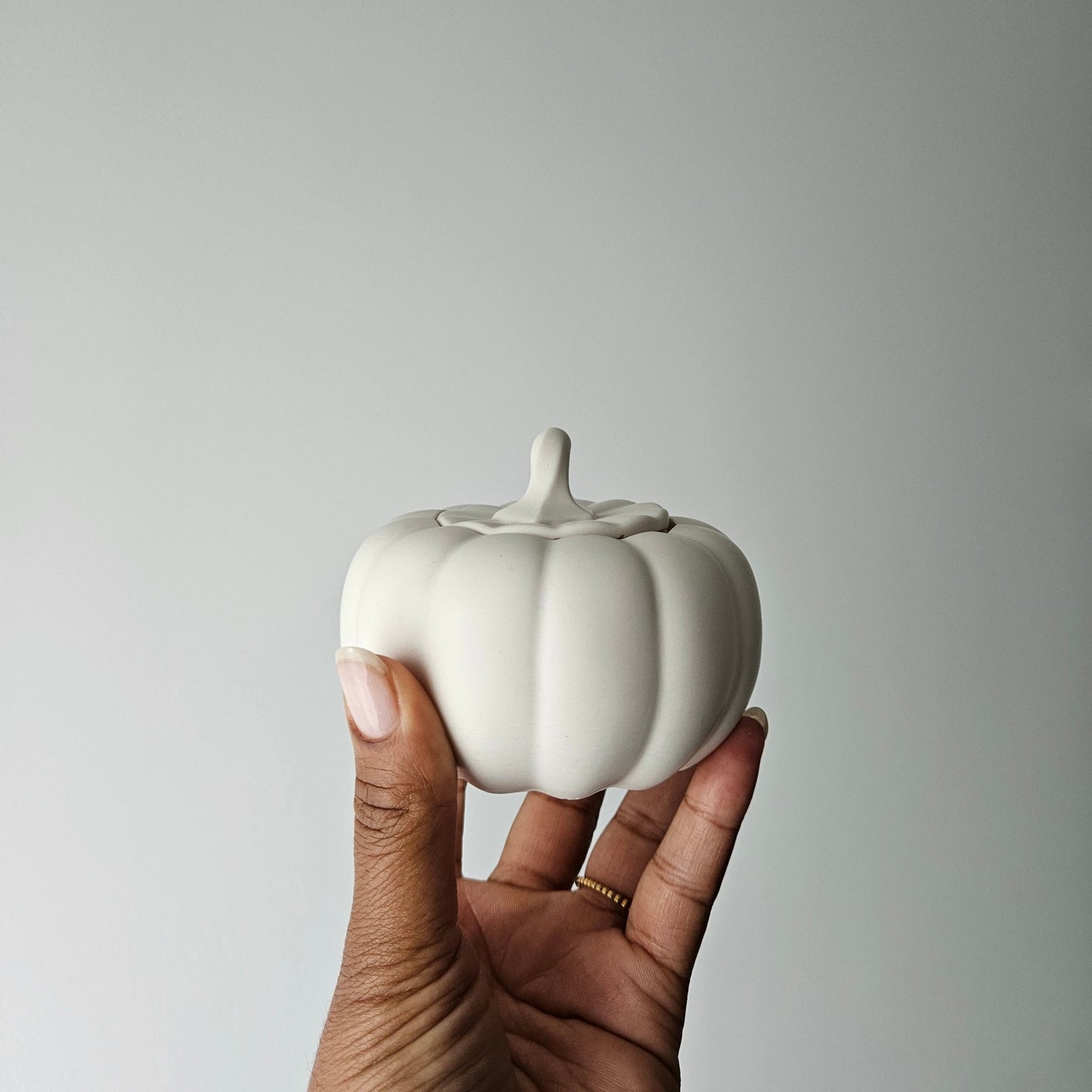 Pot Citrouille en Jesmonite fait main - Bel Jewelry and CO