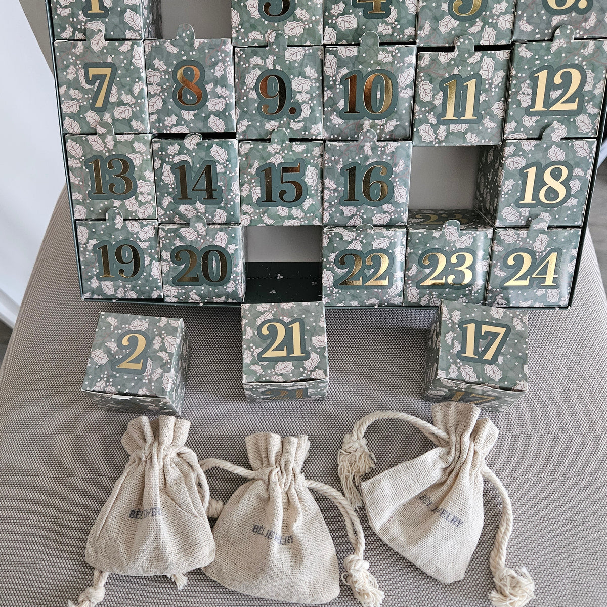 Calendrier de l'avent Noël Bijoux - Edition Limitée