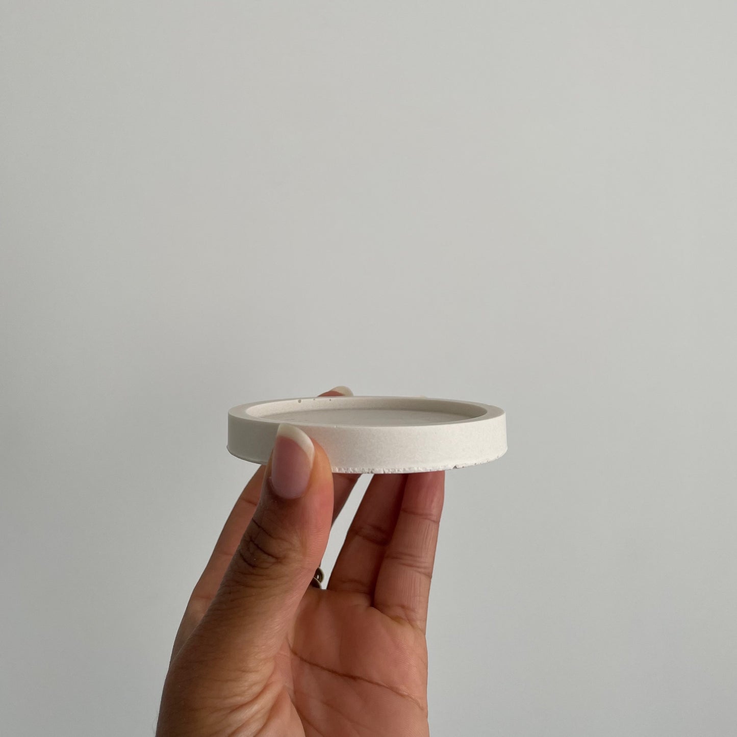 Handmade Jesmonite Round Tray