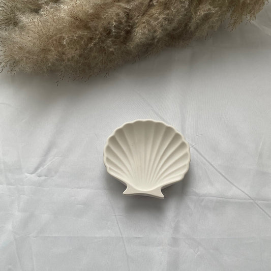 Handmade Jesmonite Shell Bowl