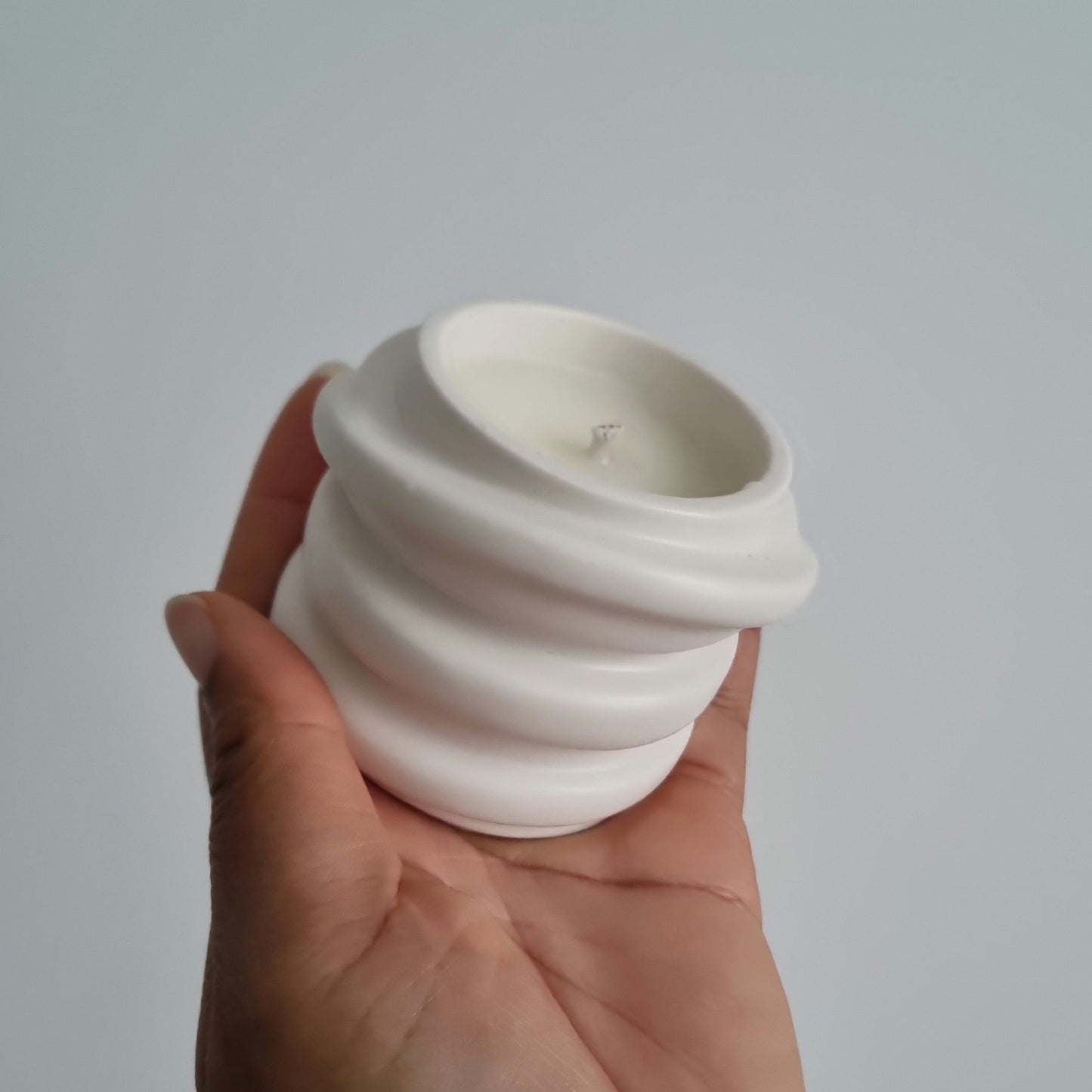 Jesmonite Lace Candle
