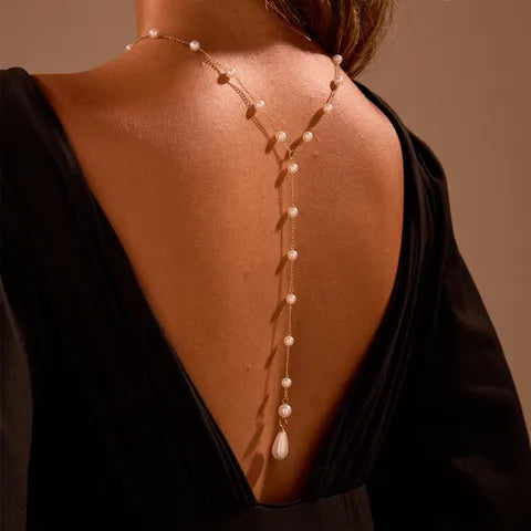 Collier de dos Lumeria - Bijoux Mariage