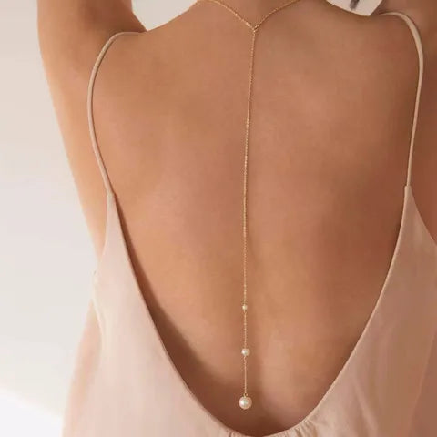 Collier de dos Calyra - Bijoux Mariage