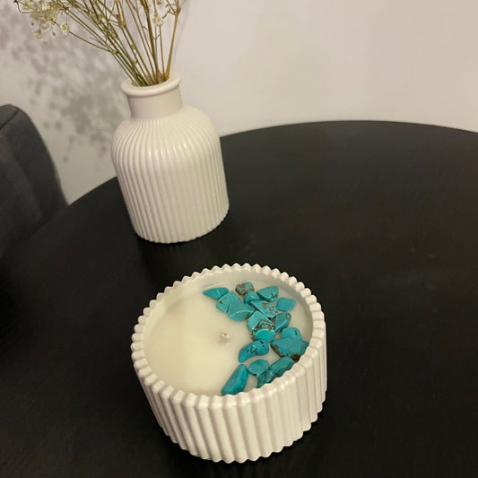 Bougie parfumée Bleu Céleste - Bel Jewelry and CO