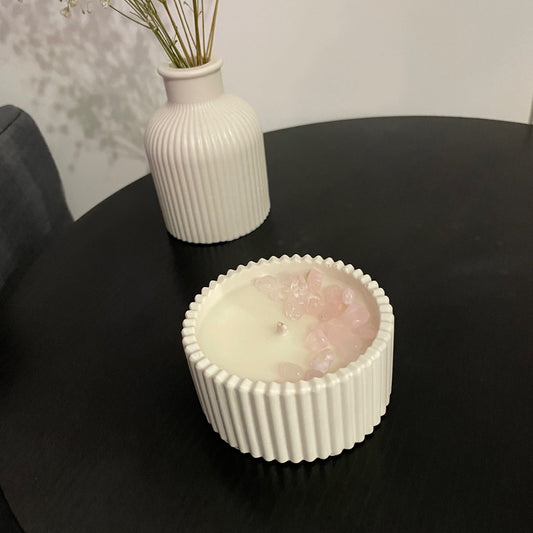 Bougie parfumée Rose Douceur - Bel Jewelry and CO