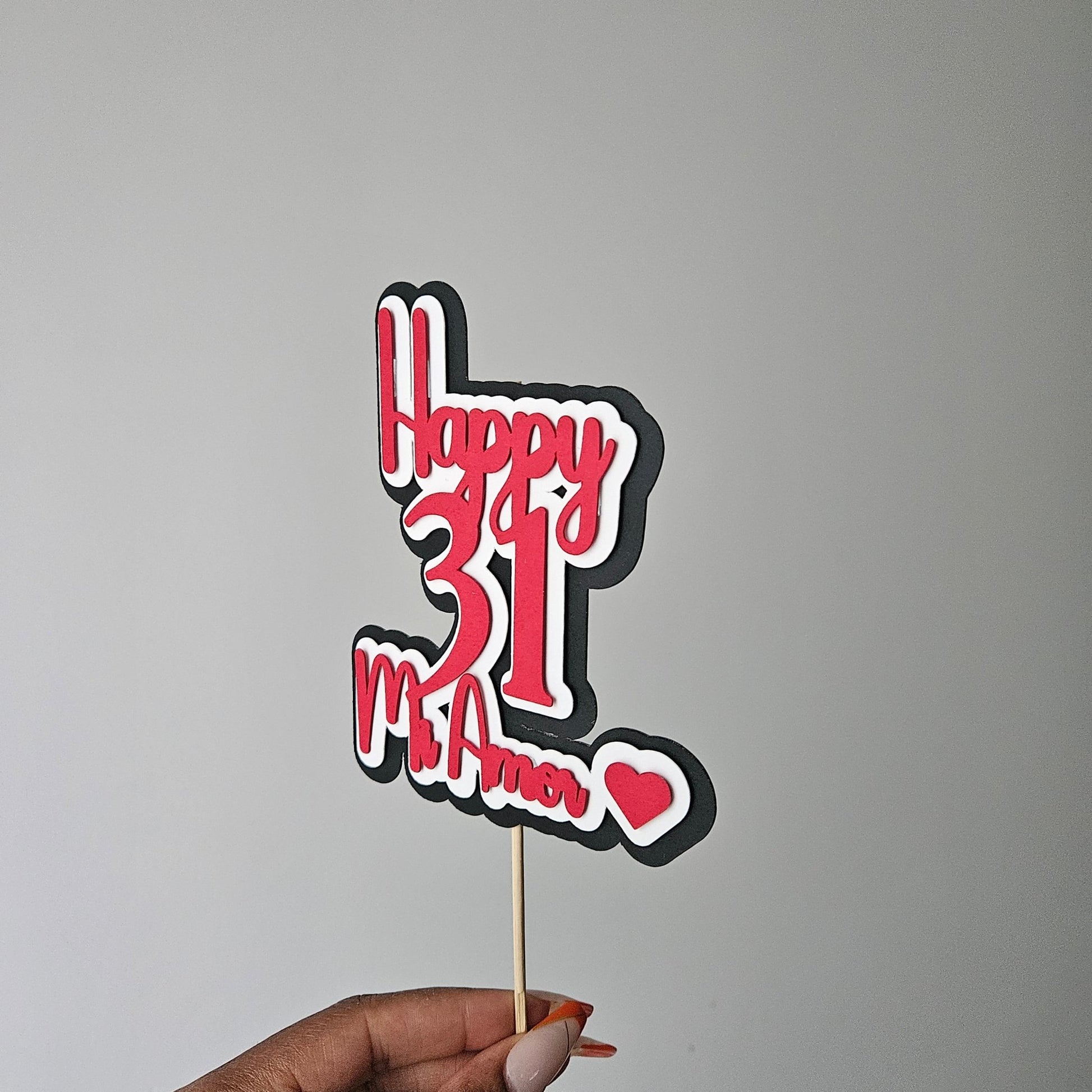 Cake Topper Personnalisé - Bel Jewelry and CO
