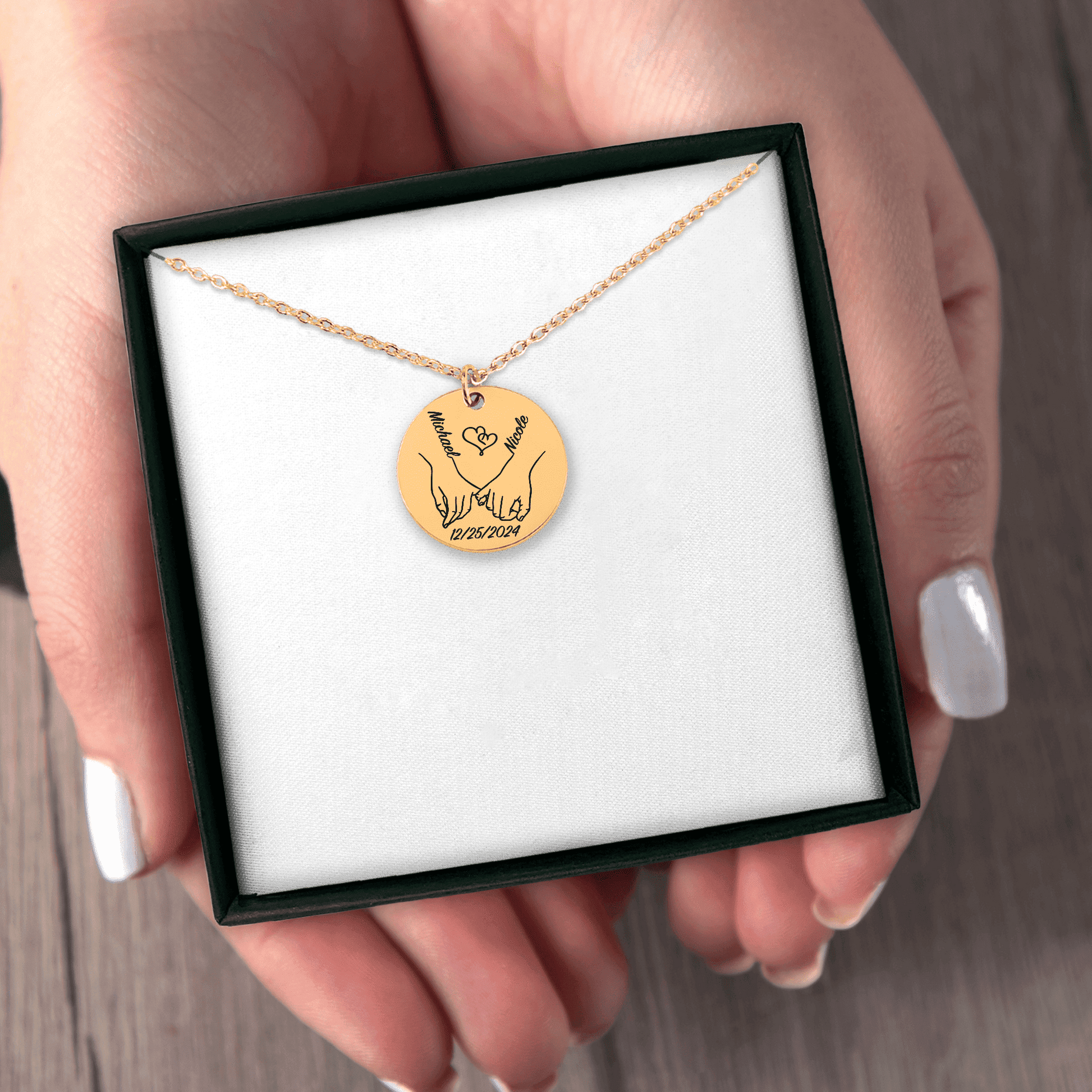Collier 1ere fois Date personnalisables en acier inoxydable | Gravure offerte | Waterproof et hypoallergénique - Bel Jewelry and CO