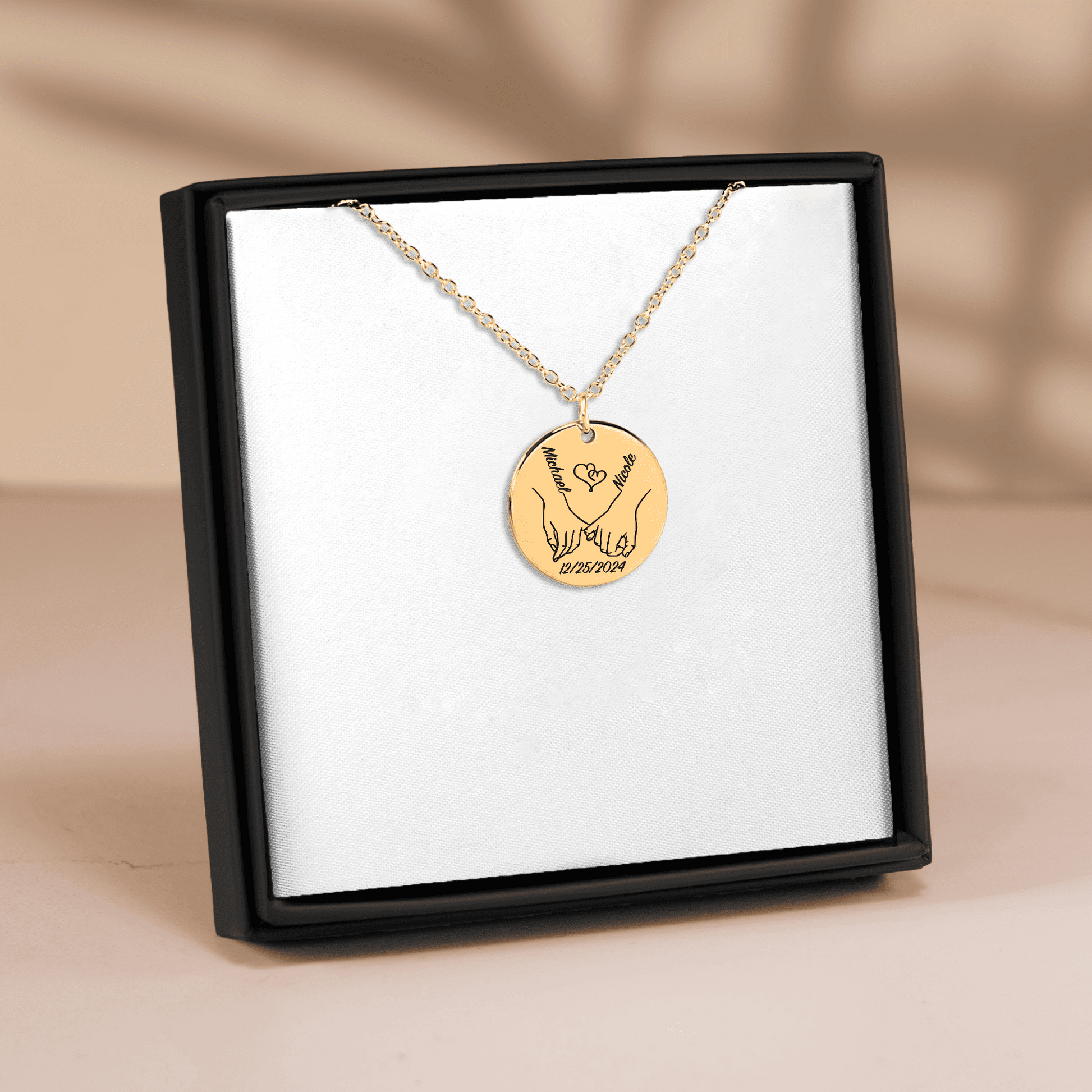 Collier 1ere fois Date personnalisables en acier inoxydable | Gravure offerte | Waterproof et hypoallergénique - Bel Jewelry and CO