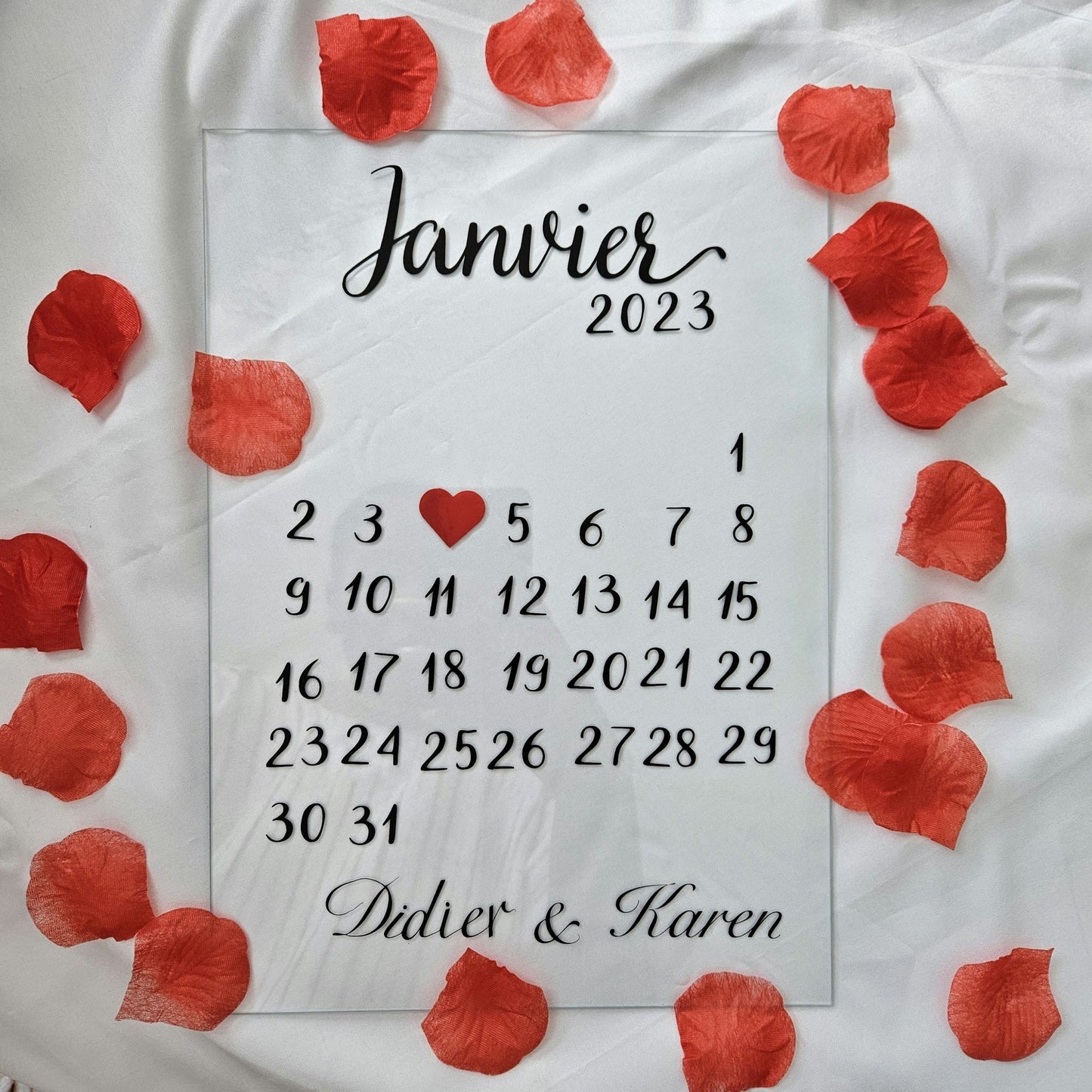 Panneau Date (Rencontre ou Mariage) - Bel Jewelry and CO