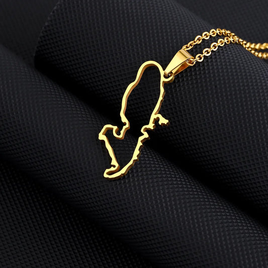 Collier Carte Martinique