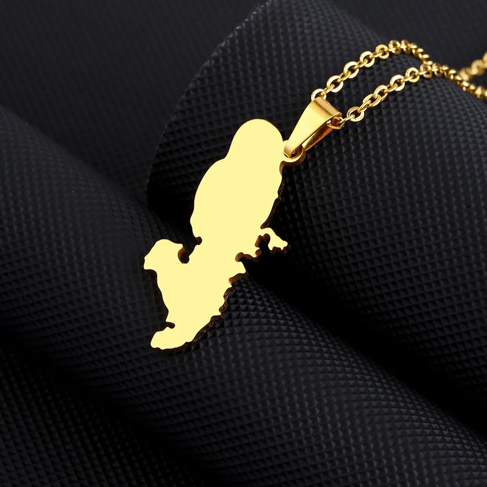Collier Carte Martinique