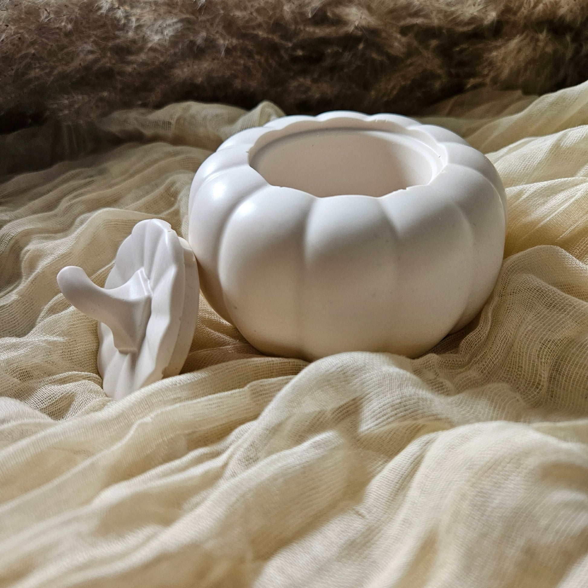 Pot Citrouille en Jesmonite fait main - Bel Jewelry and CO