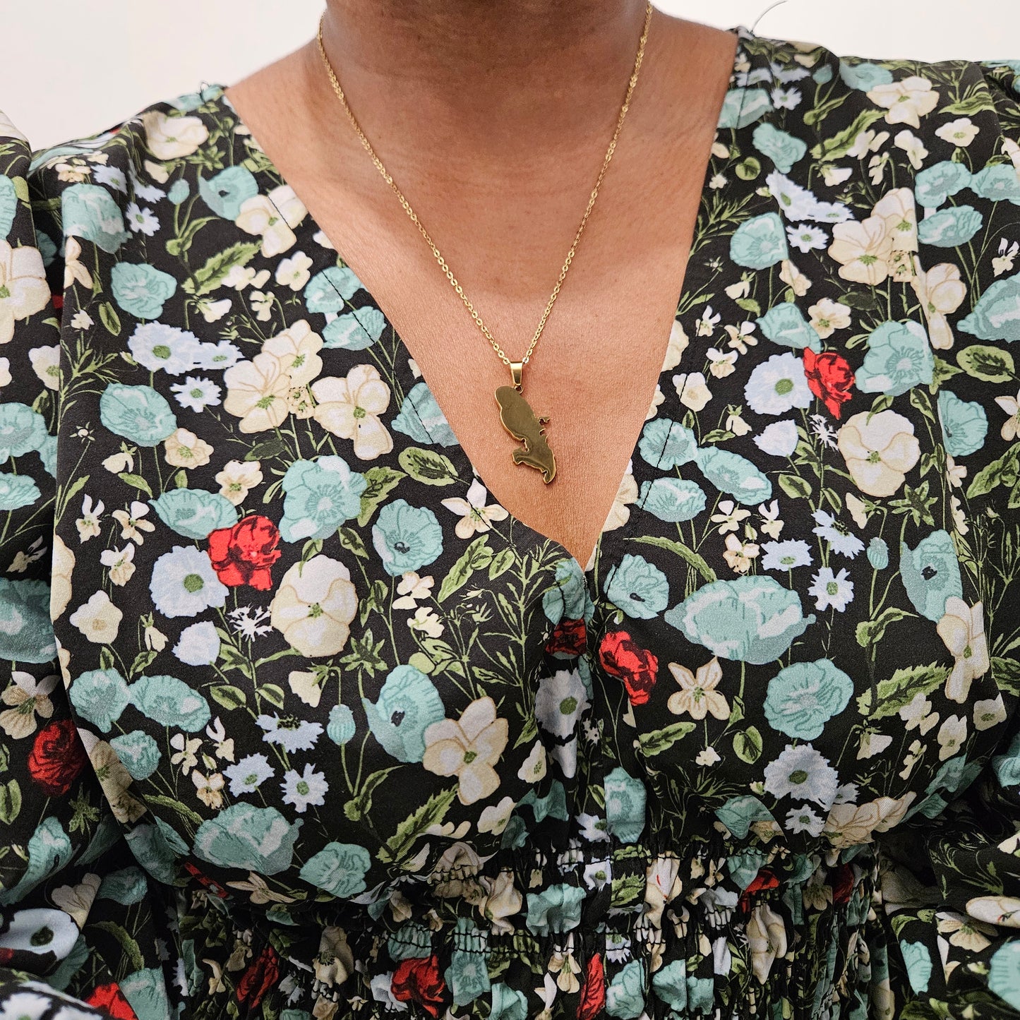 Collier Carte Martinique